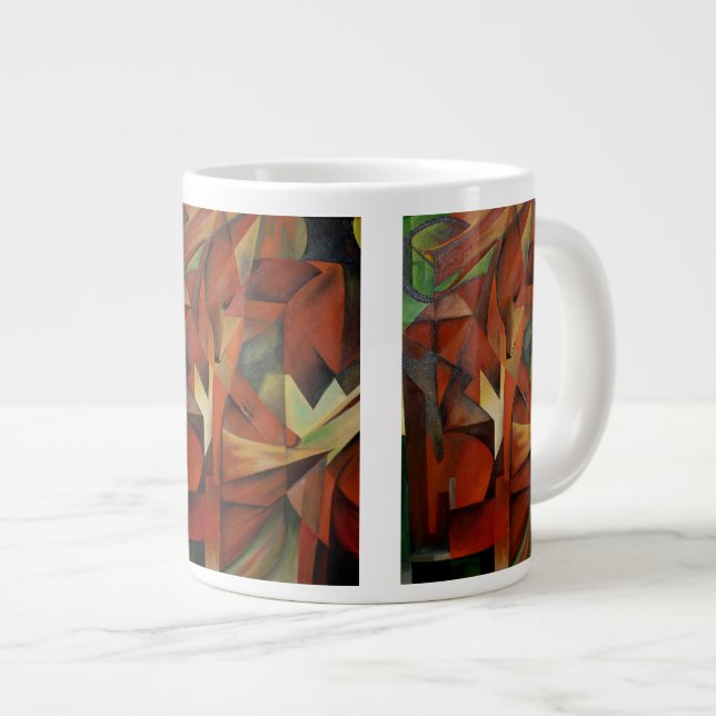 Foxes Large Coffee Mug (Front Right)