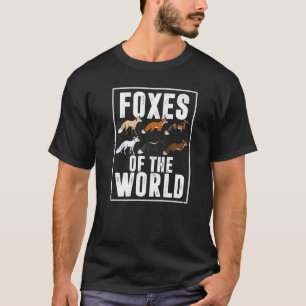 Foxes Of The World Animal  For Men Women Furry  1 T-Shirt