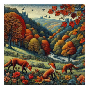 Foxes Poster