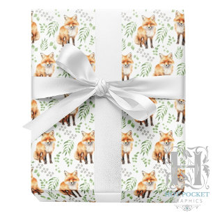 Foxes Wrapping Paper