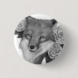 Foxflower 3 Cm Round Badge