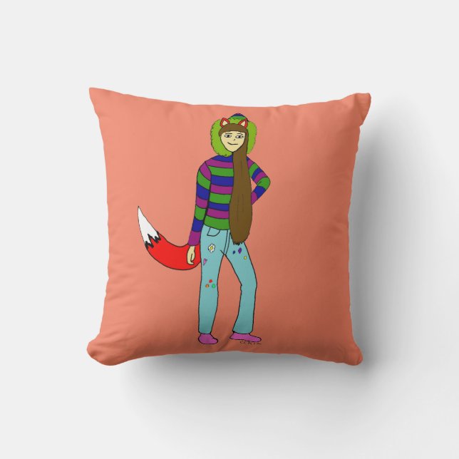 foxgirl cushion (Front)