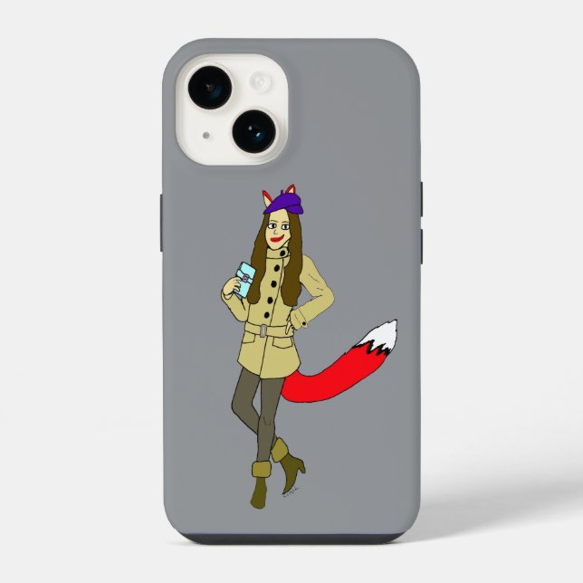Foxgirl  iPhone case (Back)