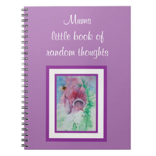 Foxglove and Bee jotter Notebook