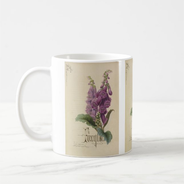Foxglove by Paul Jerrard Coffee Mug (Left)