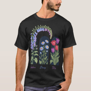 Foxglove Daisy Tulip Cottagecore T-Shirt