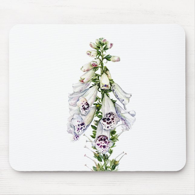Foxglove flower mouse mat (Front)