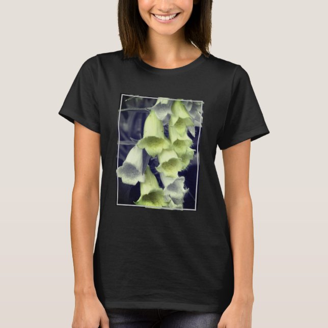 Foxglove Flowers Partial Colour T-Shirt (Front)