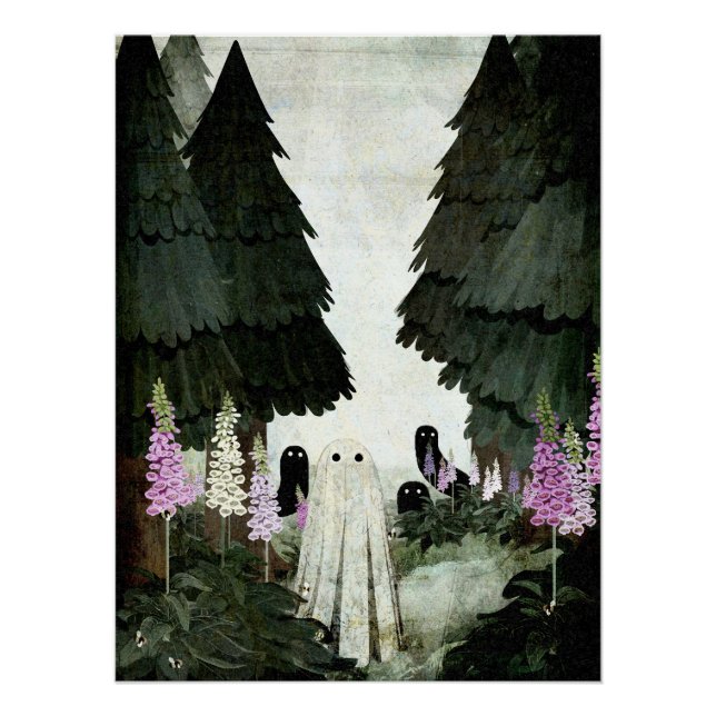 Foxglove Ghost Poster (Front)