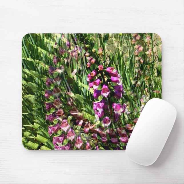 Foxglove Love...... Mouse Mat (With Mouse)