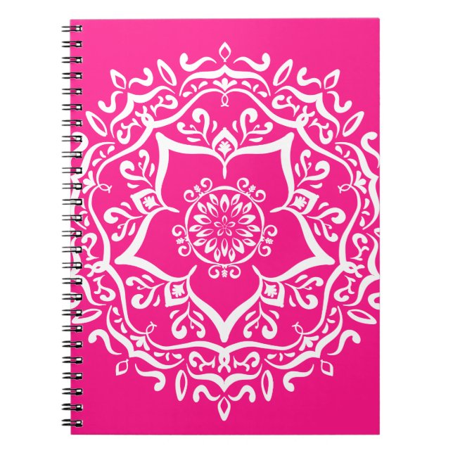Foxglove Mandala Notebook (Front)