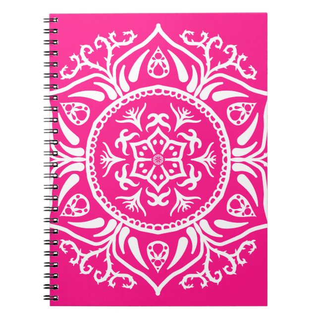 Foxglove Mandala Notebook (Front)