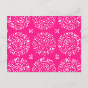 Foxglove Mandala Postcard