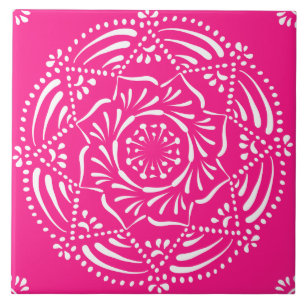 Foxglove Mandala Tile