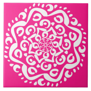Foxglove Mandala Tile