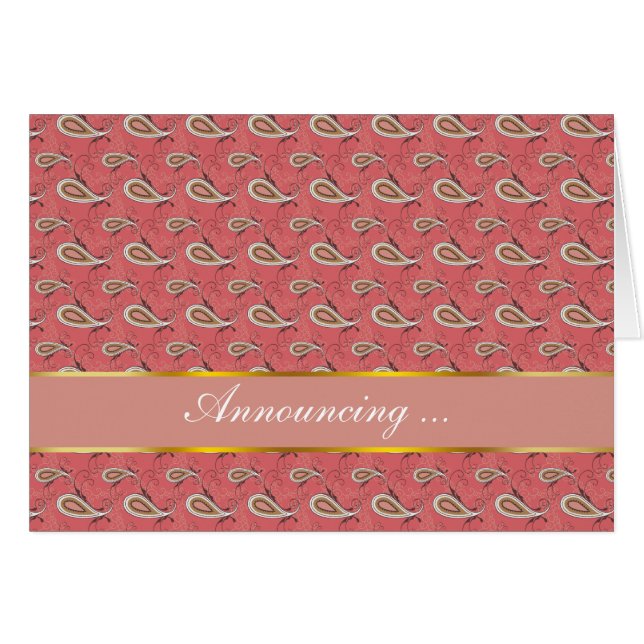Foxglove Petal Paisley Pattern (Front Horizontal)