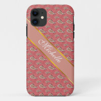Foxglove Petal Paisley Pattern