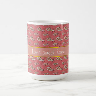 Foxglove Petal Paisley Pattern Coffee Mug