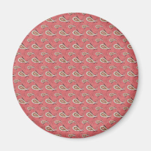 Foxglove Petal Paisley Pattern Magnet
