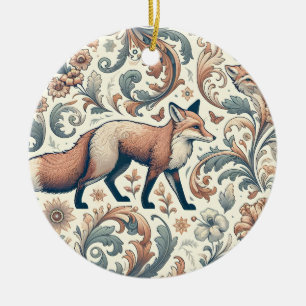 Foxglove Whispers: Victorian Elegance in Nature's  Ceramic Tree Decoration