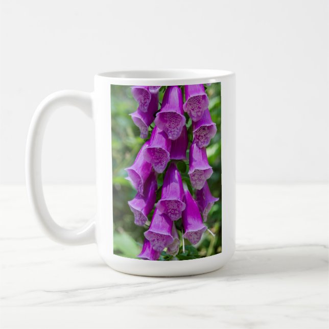 Foxgloves Coffee Mug (Left)