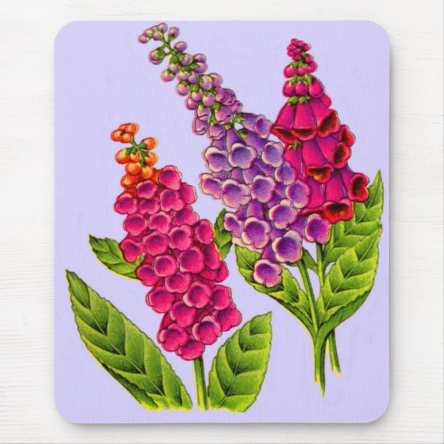 foxgloves mouse mat (Front)
