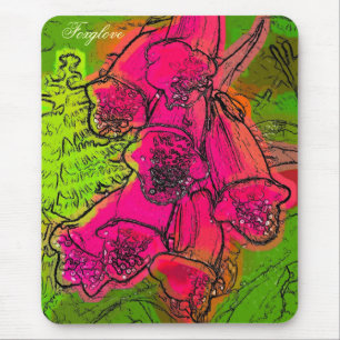 FOXGLOVES MOUSE MAT