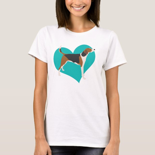 Foxhound Love T-Shirt (Front)