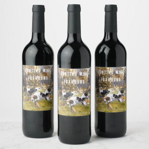 Foxhound  wine label