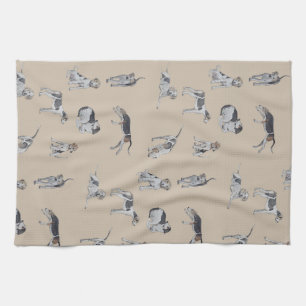 Foxhounds Tea Towel