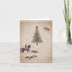 Foxhunt Holiday and Christmas card