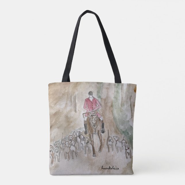 Foxhunting Tote Bag (Back)