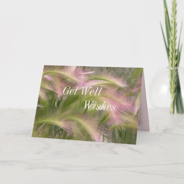 Foxtail Fantasy Get Well- customise any occasion Card (Front)