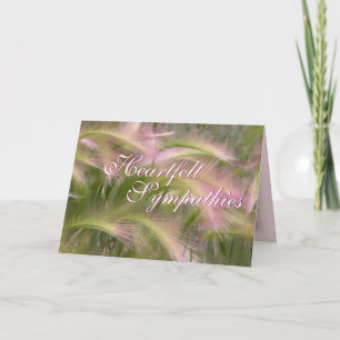Foxtail Fantasy Sympathy- customise any occasion Card