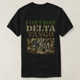Foxtrot Delta Tango Camouflage  T-Shirt