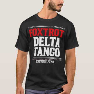Foxtrot Delta Tango funny Smokey Bear T-Shirt