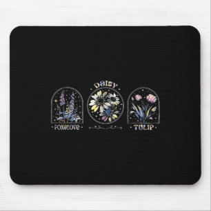 Foxtrots Delta Tangos Funny Flower Boho Mouse Mat