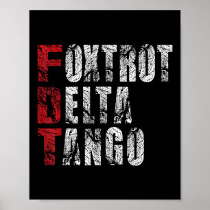 Foxtrots Delta Tangos Funny Foxtrots Delta Tangos Poster