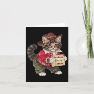 Foxtrots Delta Tangos Resist Cat National Forest S Card