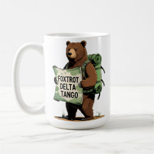 Foxtrots Deltas Tangos Resist Bear Funny Fdt Natio Coffee Mug
