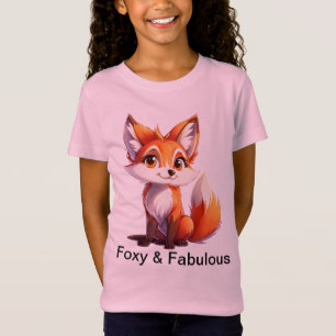 Foxy and Fabulous – Cute Fox T-Shirt for Girls