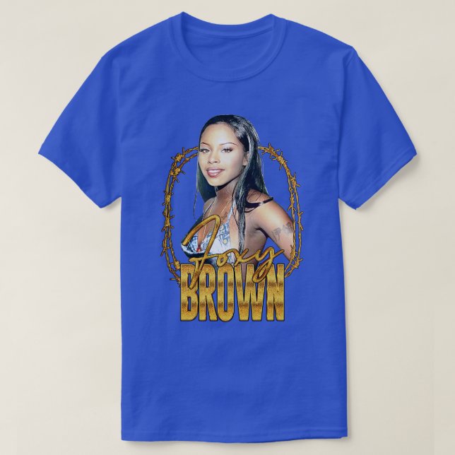 Foxy Brown 90s Retro Rap Design T-Shirt (Design Front)