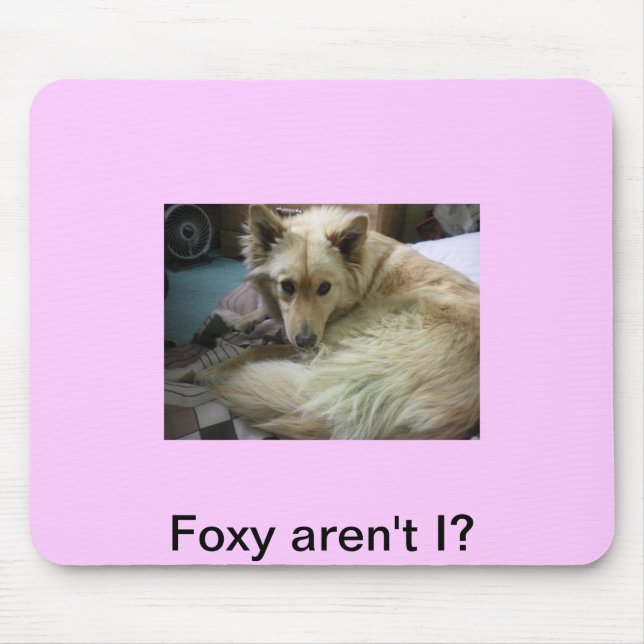 Foxy Cheeko Mouse Mat (Front)