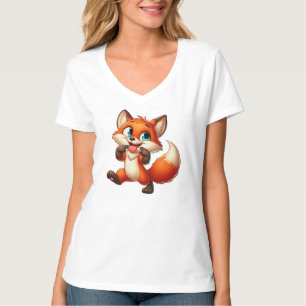 Foxy Columbus Day Celebration Tee