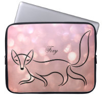'Foxy' design Laptop case.