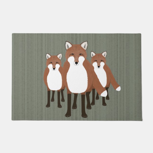 Foxy Doormat (Front)