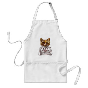 Foxy Dressed Fox Standard Apron