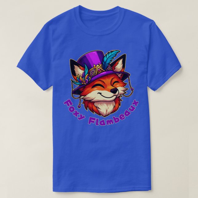 Foxy fardi gras TShirt (Design Front)