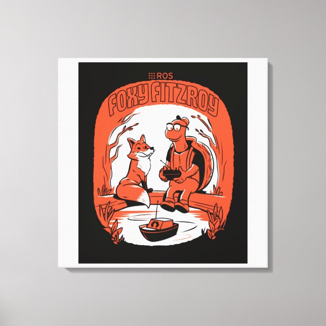 Foxy FItzroy on Stretched Canvas Print (Front)