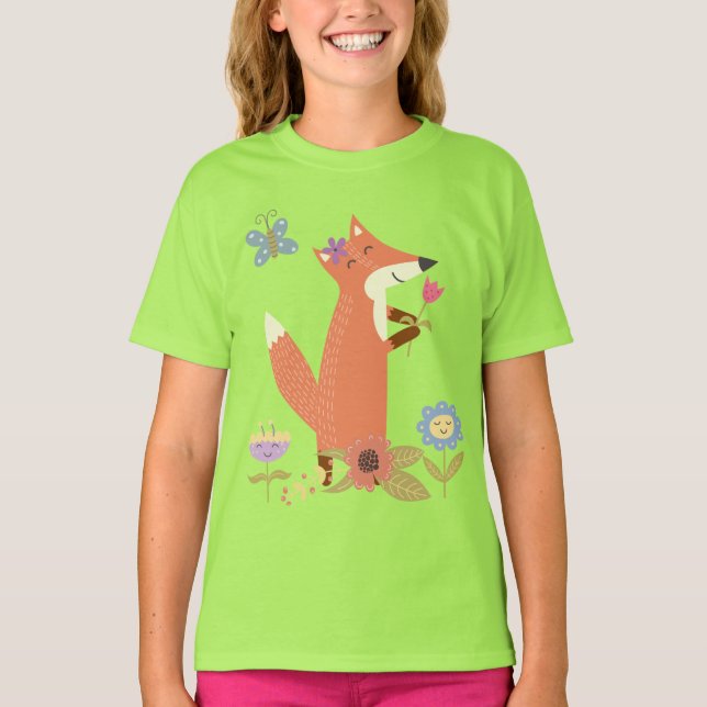 Foxy Forest TShirt T-Shirt Fox (Front)